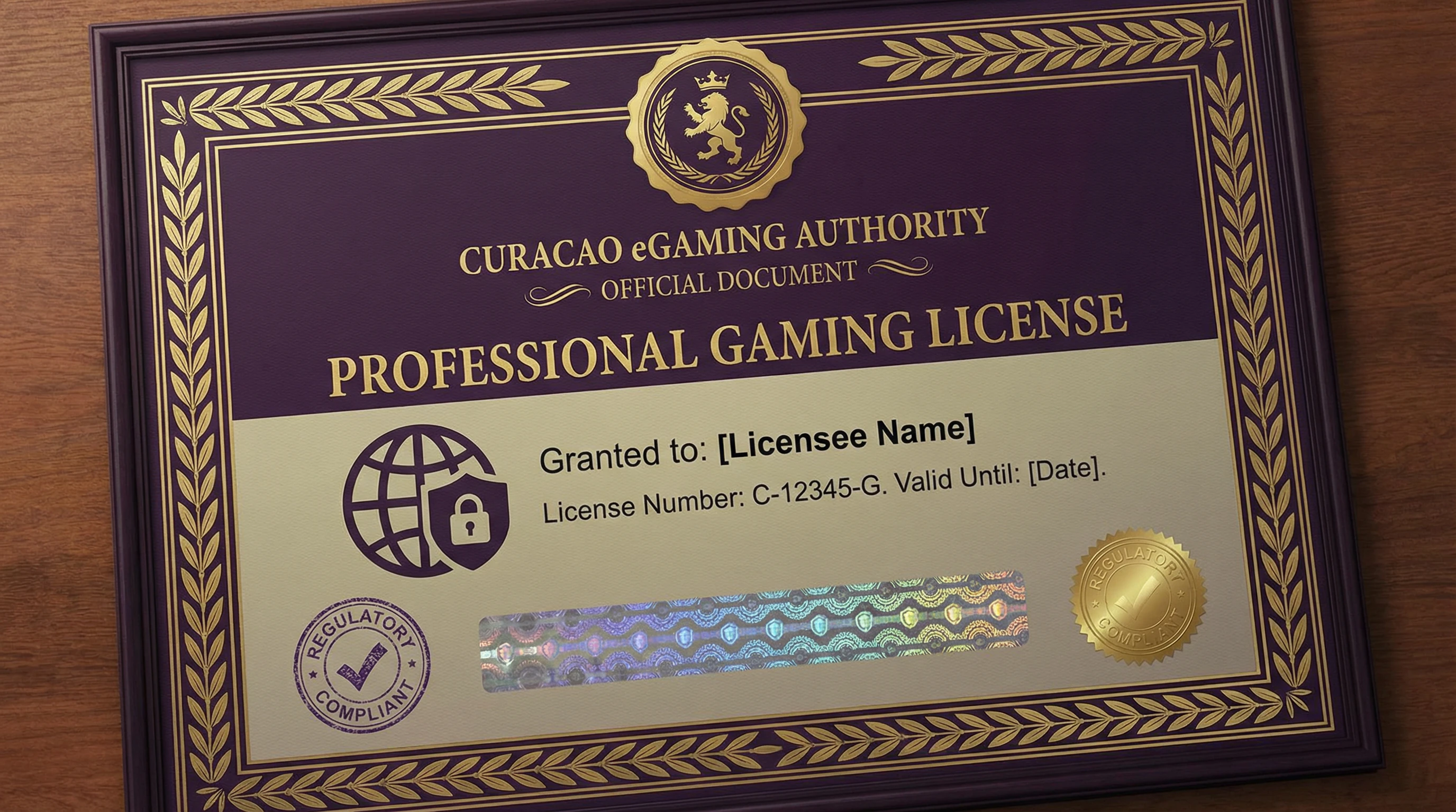 Licencia Curaçao eGaming certificada